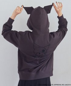 earth music&ecology マイメロディ＆クロミ／ｅａｒｔｈ　耳付きフーディー