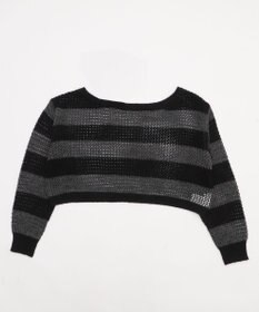 WEGO モヘアタッチ2WAYワンショルニット