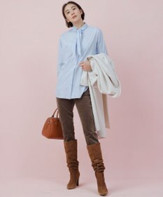 23区 L CANCLINI スカーフ ディテール シャツ