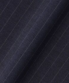 J.PRESS LADIES ペンシル SLUB STRIPE ワイド イージー パンツ