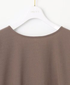 ANY SIS S 【前後着用・UVケア・洗える】2WAYジョーゼットジャージードルマン カットソー