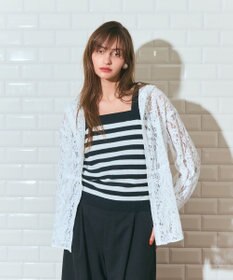 GRACE CONTINENTAL ボーダーニットキャミ