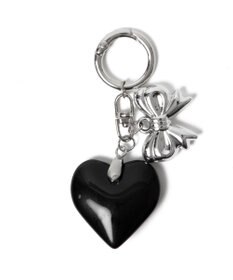 WEGO クリアカラーハートキーホルダー