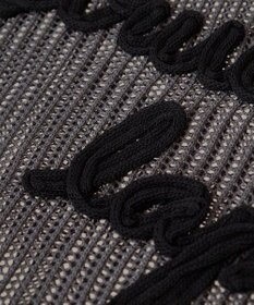 Green Parks テープロゴ透かしニットプルオーバーⅡ