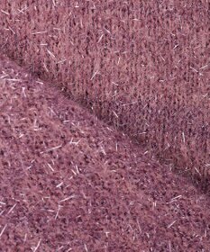 ANY SIS 【前後着用可】スパークルシャギー カーディガン