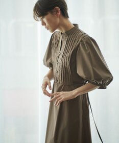 #Newans 【洗える】ピンタックベストコンビワンピース