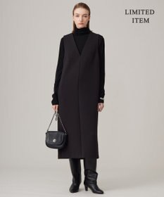 ICB L 【WEB限定・洗える】 コンパクトダブルフェイス ジャンパースカート