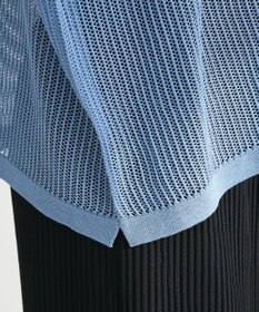 Green Parks テープロゴ透かしニットプルオーバーⅡ