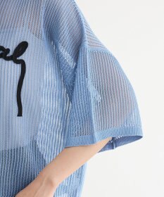 Green Parks テープロゴ透かしニットプルオーバーⅡ