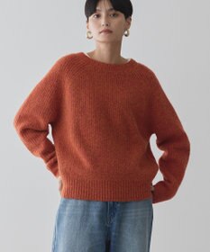 AMERICAN HOLIC Ｍｉｘヤーンラグランニットプルオーバー