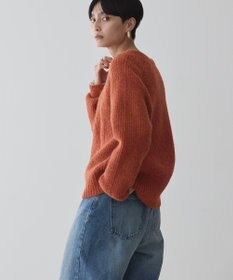 AMERICAN HOLIC Ｍｉｘヤーンラグランニットプルオーバー