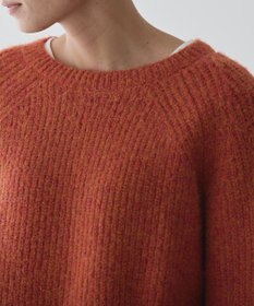 AMERICAN HOLIC Ｍｉｘヤーンラグランニットプルオーバー