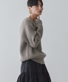 AMERICAN HOLIC Ｍｉｘヤーンラグランニットプルオーバー