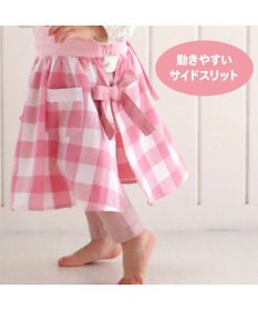 Mother garden マザーガーデン 野いちご フリルエプロン 90cm～110cm ポケット付き