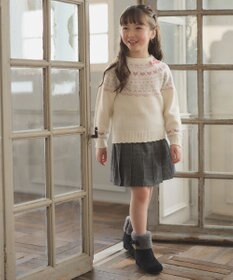 ANY KIDS ノルディック柄 ニット