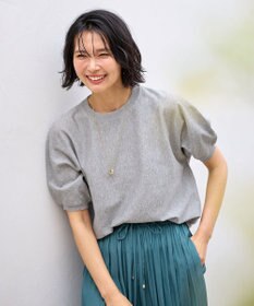 ANY 【洗濯機可/UVケア】ラメニットドルマンプルオーバー