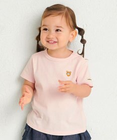 MIKI HOUSE HOT BISCUITS 【70-120cm】【Everyday Series】ワンポイント 半袖Tシャツ