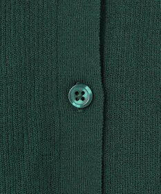 UNFILO L シアー クロップド カーディガン