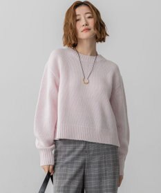 23区 S 【洗える】ウールカシミヤ パフスリーブ ニット