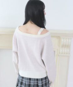 WEGO ハートワンショルニット