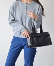 INTER-CHAUSSURES 【CHRISTIAN VILLA】ミディアムサイズレザーハンドバッグ