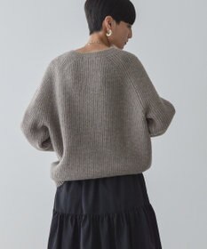 AMERICAN HOLIC Ｍｉｘヤーンラグランニットプルオーバー