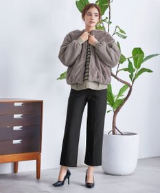 Tiaclasse 【リバーシブル】キルティングエコファー2WAYブルゾン