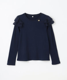 ANY KIDS 袖 レース ガーリー Ｔシャツ