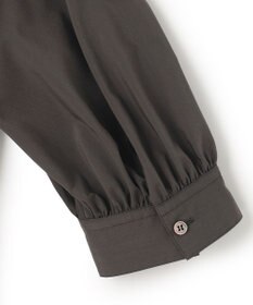 23区 S 【洗える】プレーンストレッチタフタ シャツ ワンピース