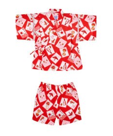 MIKI HOUSE HOT BISCUITS 【ミキハウス】【80-150cm】甚平スーツ