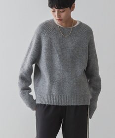 AMERICAN HOLIC Ｍｉｘヤーンラグランニットプルオーバー