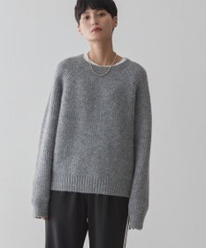 AMERICAN HOLIC Ｍｉｘヤーンラグランニットプルオーバー