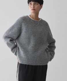 AMERICAN HOLIC Ｍｉｘヤーンラグランニットプルオーバー