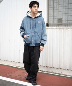 WEGO 【ユニセックス着用ITEM】ワーカーズボアフードブルゾン