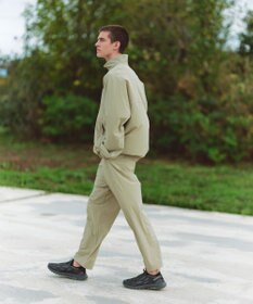 UNFILO MENS ライト ハイストレッチムーブ イージーギャザーパンツ [24年春夏商品]