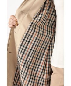 DAKS ハウスチェック ステンカラーコート