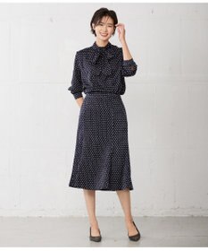 J.PRESS LADIES S 【洗える】ジオメトリック マーメイド スカート