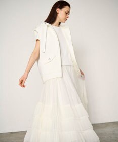 GRACE CONTINENTAL フードノースリーブ トップ