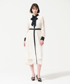 GRACE CONTINENTAL コードレースシャツドレス