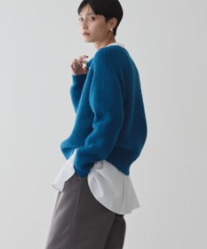 AMERICAN HOLIC Ｍｉｘヤーンラグランニットプルオーバー