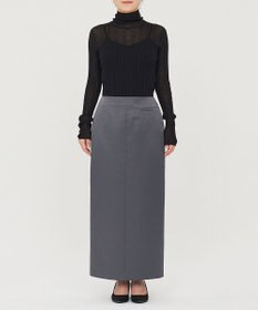 uncrave シアーニット タートルネック トップス（uncrave WHITE）