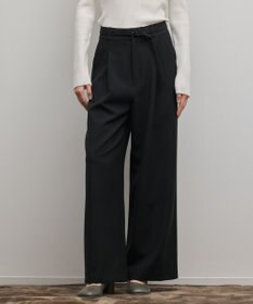 GRACE CONTINENTAL ダブルクロスワイドパンツ