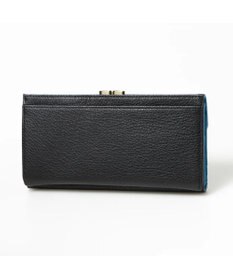 UNBILLION perche カラーコンビレザーかぶせ外がま口長財布