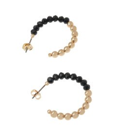 YECCA VECCA メタルボールフープピアス