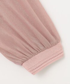 ANY SIS L 【洗える】シアースリーブコンビ ニット