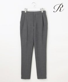 23区 【R(アール)】ダブルクロス テーパードシルエット パンツ グレー系