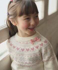 ANY KIDS ノルディック柄 ニット