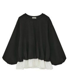 earth music&ecology フリルヘムドッキングプルオーバー