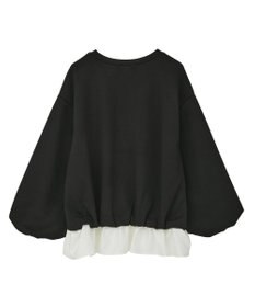 earth music&ecology フリルヘムドッキングプルオーバー