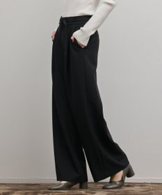 GRACE CONTINENTAL ダブルクロスワイドパンツ